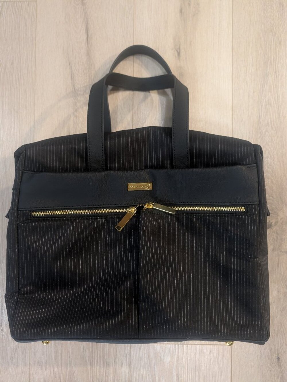 Joy Mangano Travel Tote Bag Black